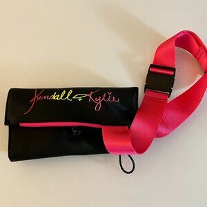 Kendall & Kylie Makeup Artist Brush Belt Holder Black Pink Adjustable Strap